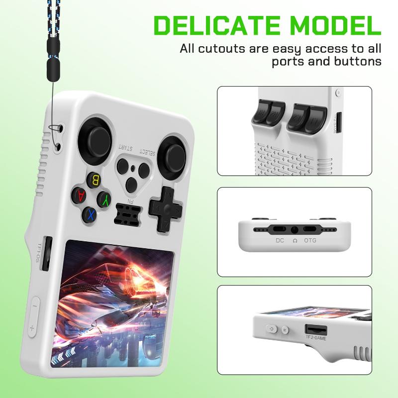 Retro Handheld Game Console R36S - Capa Protetora de Silicone para Console