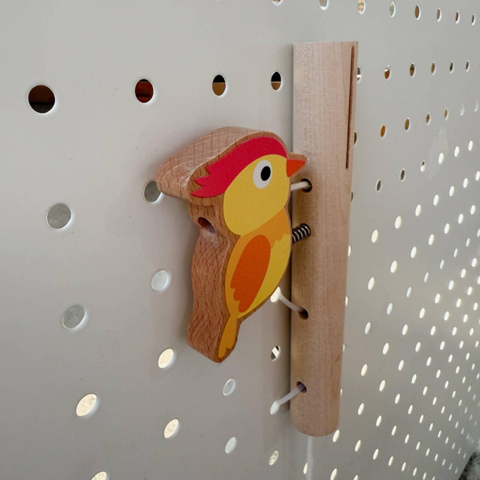 Montessori Wooden Busy Board Toddler - Placa de Atividades de Madeira com