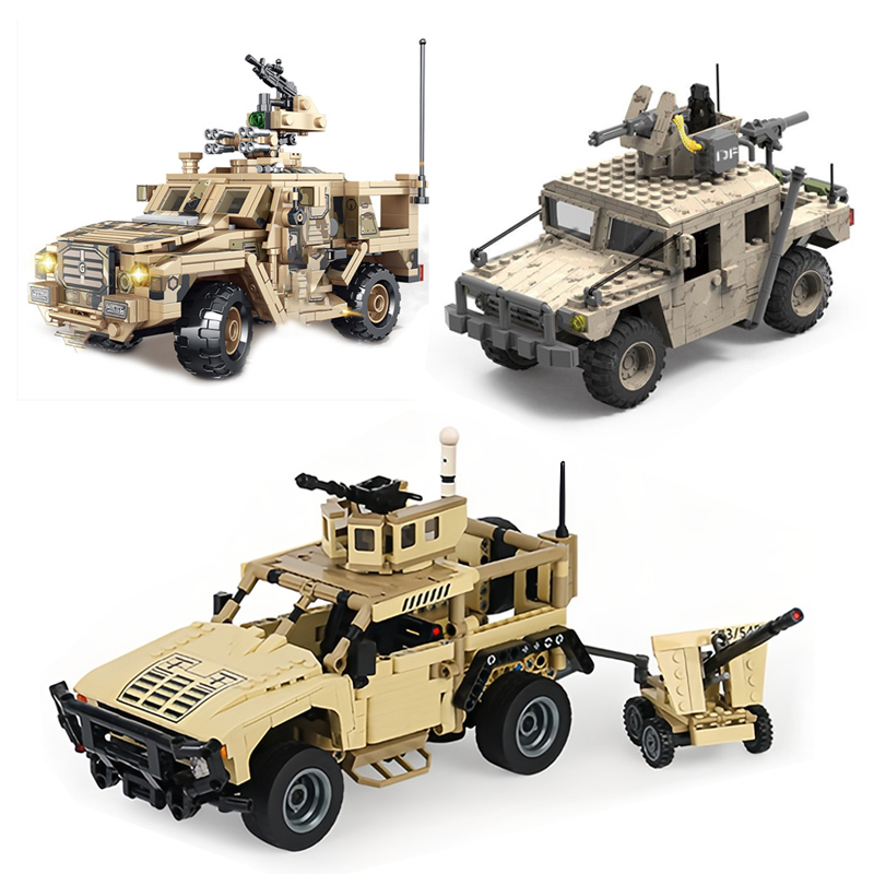 Lego Compatible Military Tank - Moc militar hummer bloco de construção
