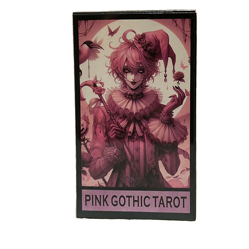 Tarot Cards Deck With Guidebook - Baralho de Tarot Gótico Rosa com