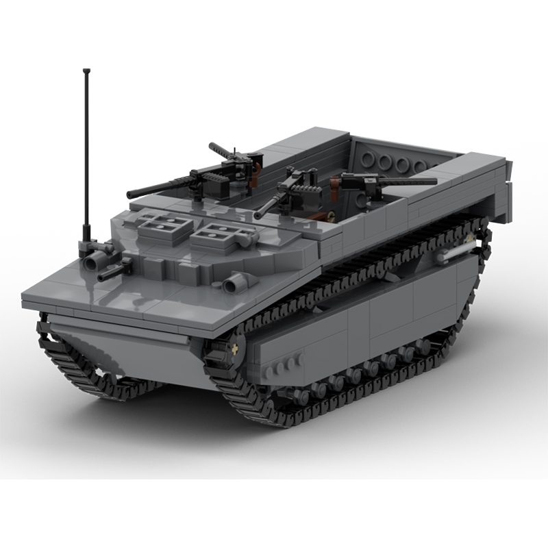 Lego Compatible Military Tank - Modelo de Tanques Militares Modernos LVT-4,