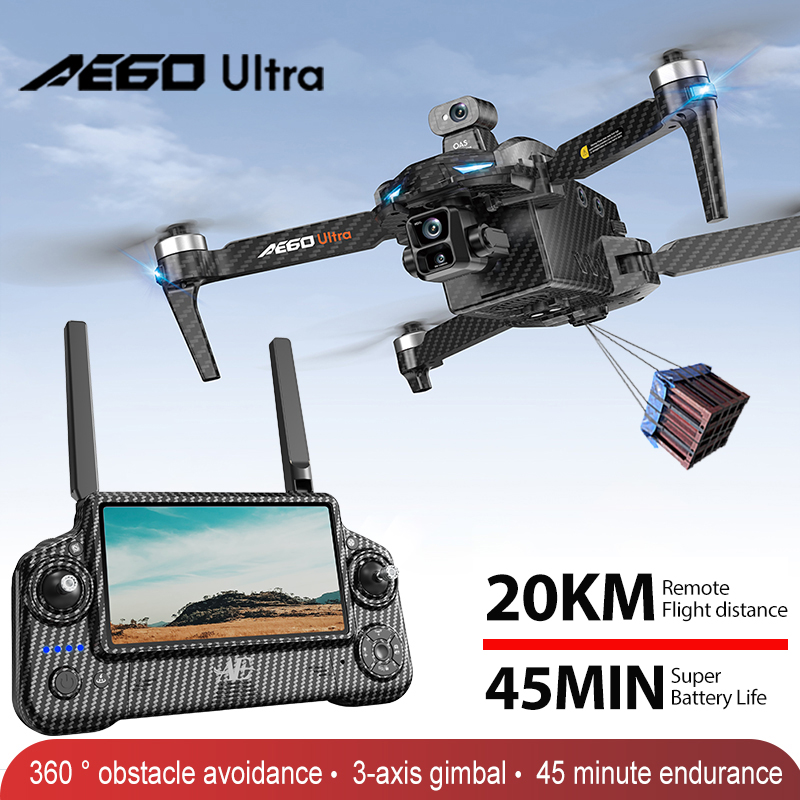Fpv Brushless Rc Drone 4K - Ae60 gps drone profissional 8k câmera
