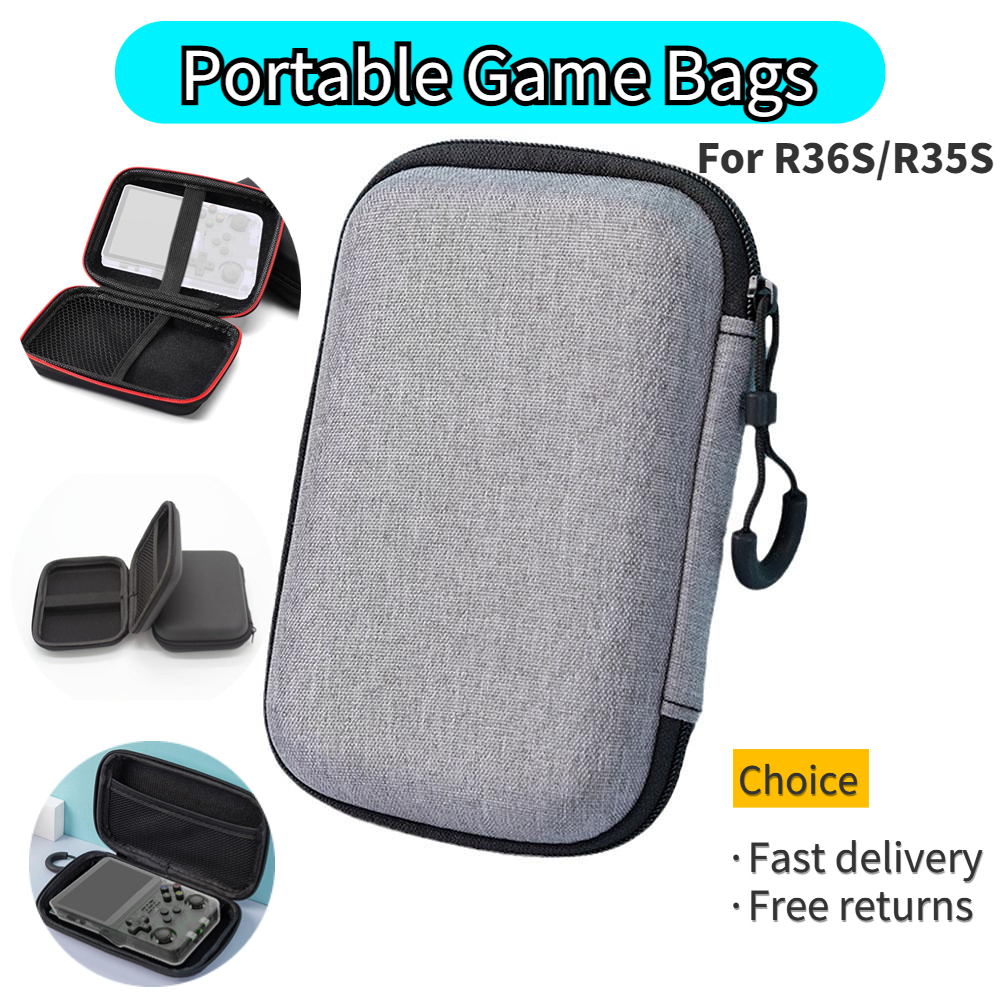 Retro Handheld Game Console R36S - Caso portátil do jogo para R36S,