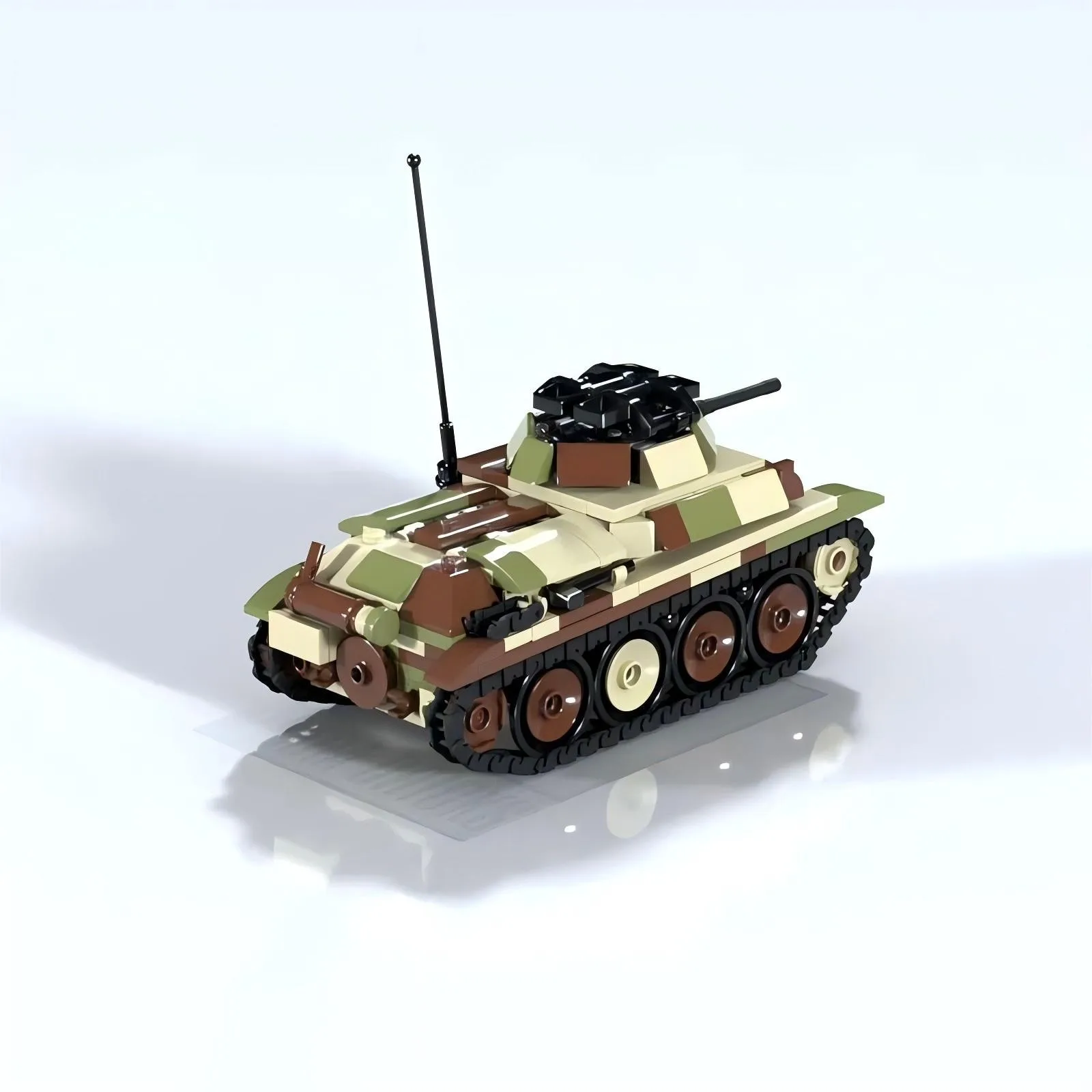 Lego Compatible Military Tank - Blocos de Montar de Veículo de