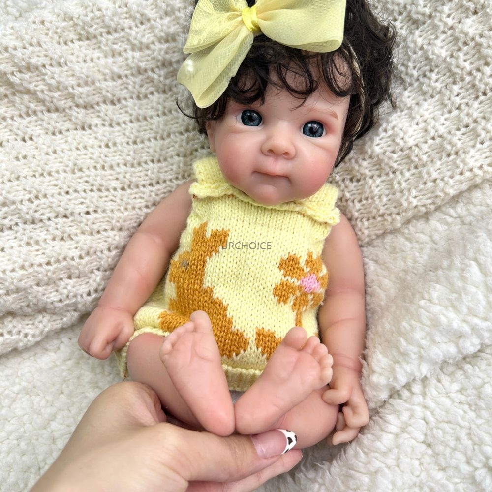 Mini bebê reborn Bettie de 12  - Reborn Baby Doll Silicone Realistic avaliação e preço