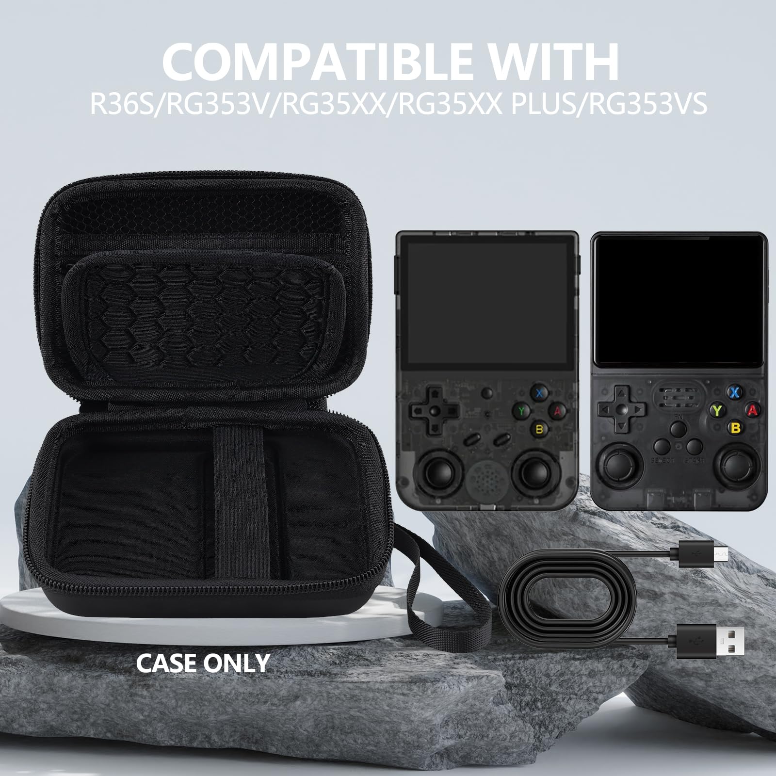 Bolsa de Armazenamento Portáti - Retro Handheld Game Console R36S avaliação e preço