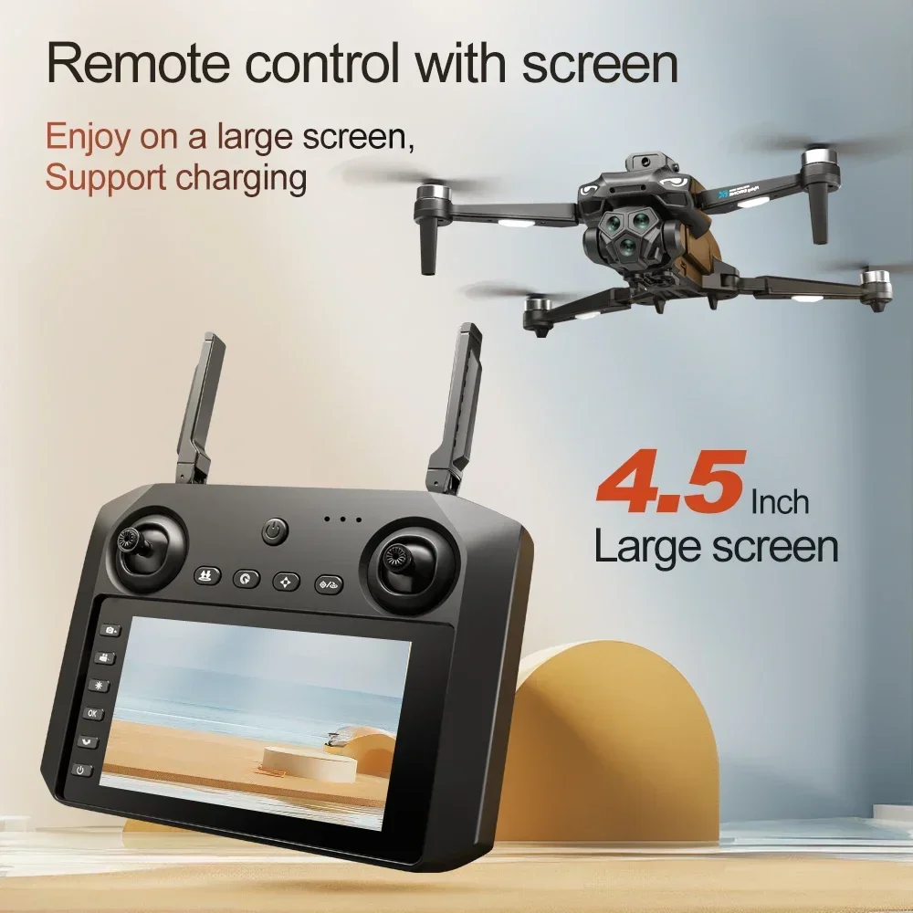 2025 novo drone m33 rc 4k prof - Fpv Brushless Rc Drone 4K avaliação e preço