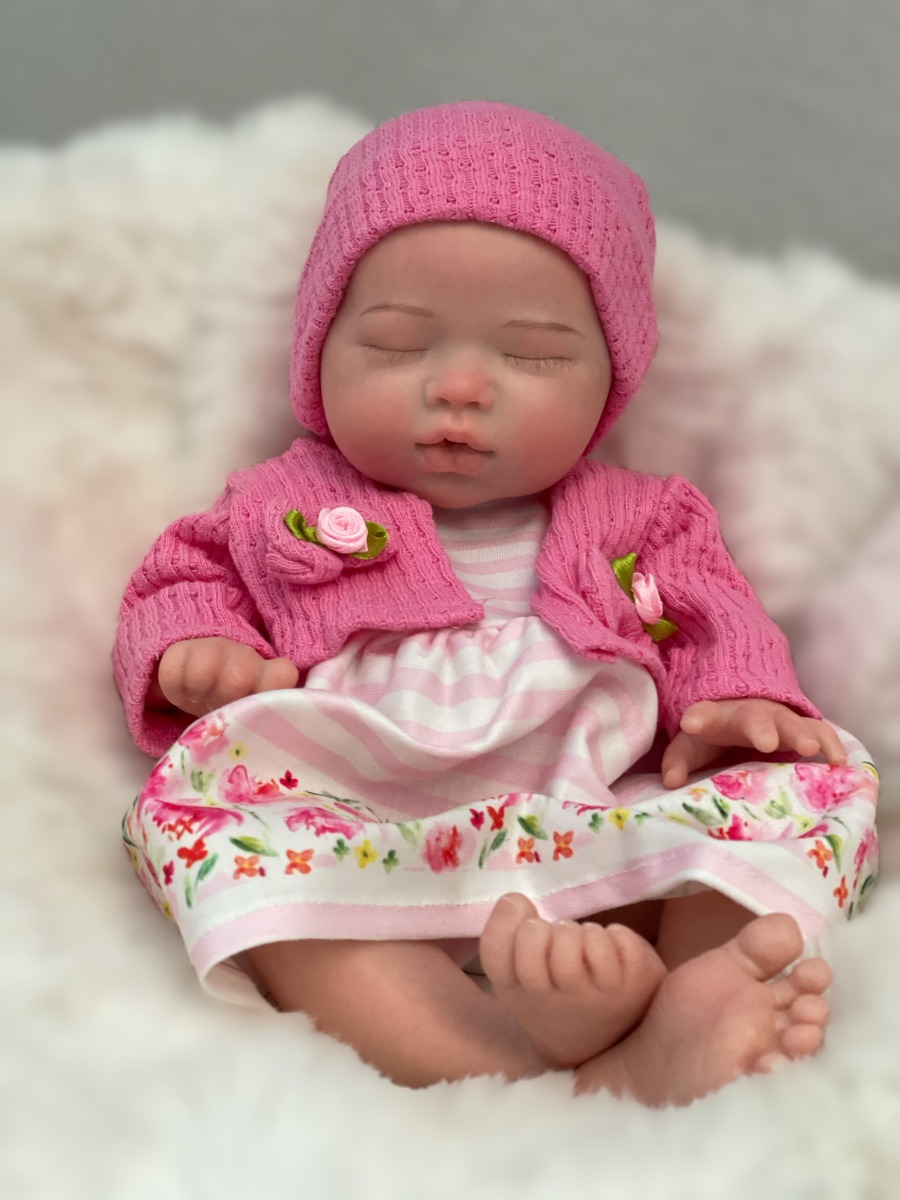 13,7 Polegada 35 cm corpo inte - Reborn Baby Doll Silicone Realistic avaliação e preço