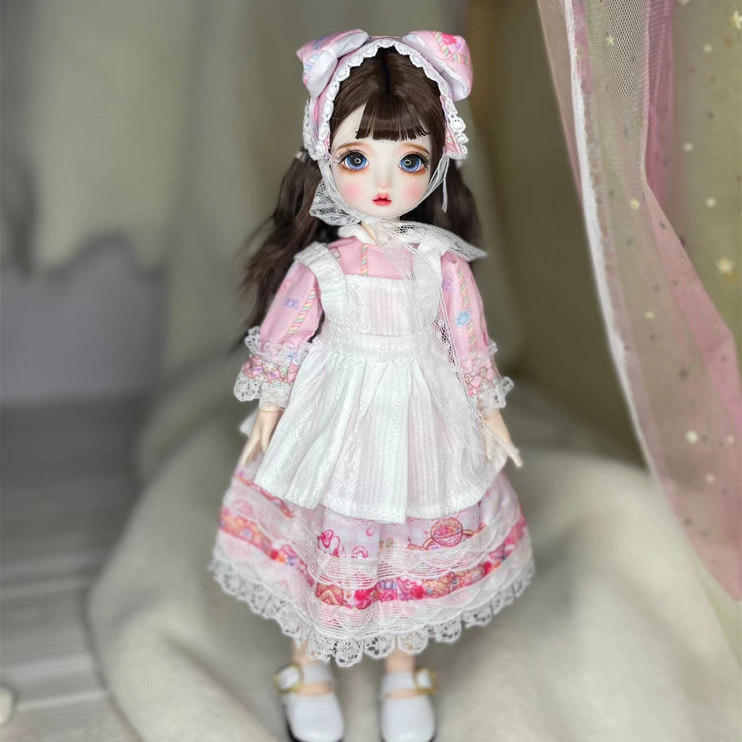 Boneca fashion super fofa em e - Bjd Doll 1 6 Full Set With Clothes avaliação e preço