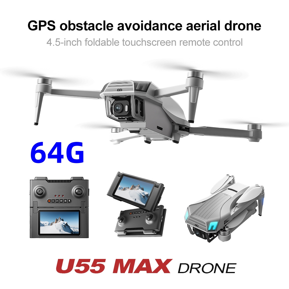 Drone Profissional NCZOBOE U55 - Fpv Brushless Rc Drone 4K avaliação e preço