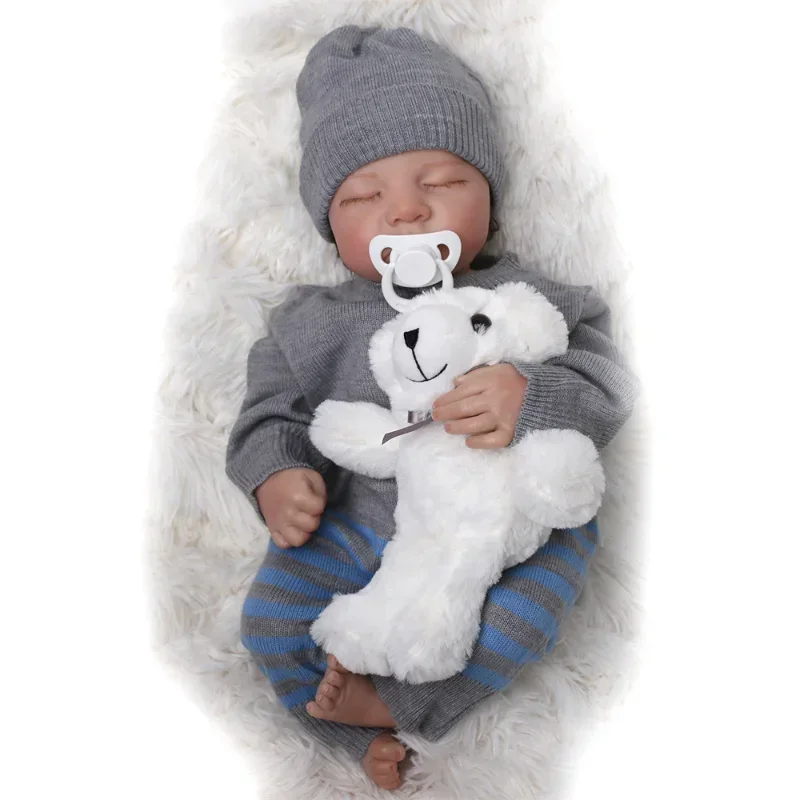 Boneca reborn de silicone de 1 - Reborn Baby Doll Silicone Realistic avaliação e preço