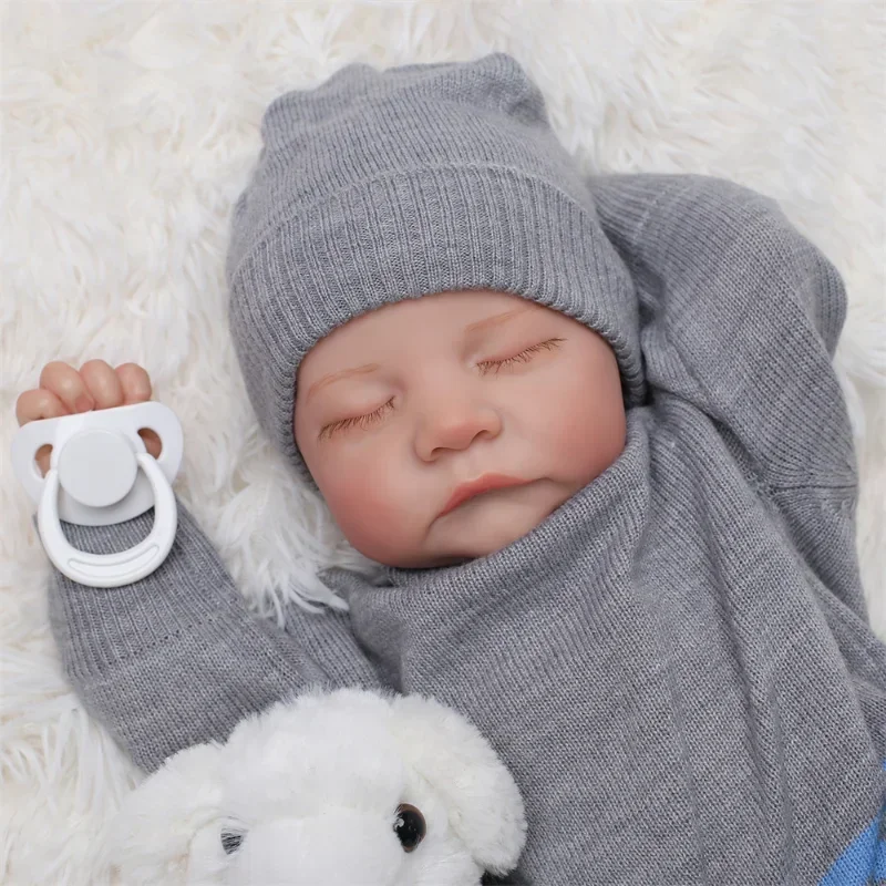 Boneca reborn de silicone de 1 - Reborn Baby Doll Silicone Realistic avaliação e preço