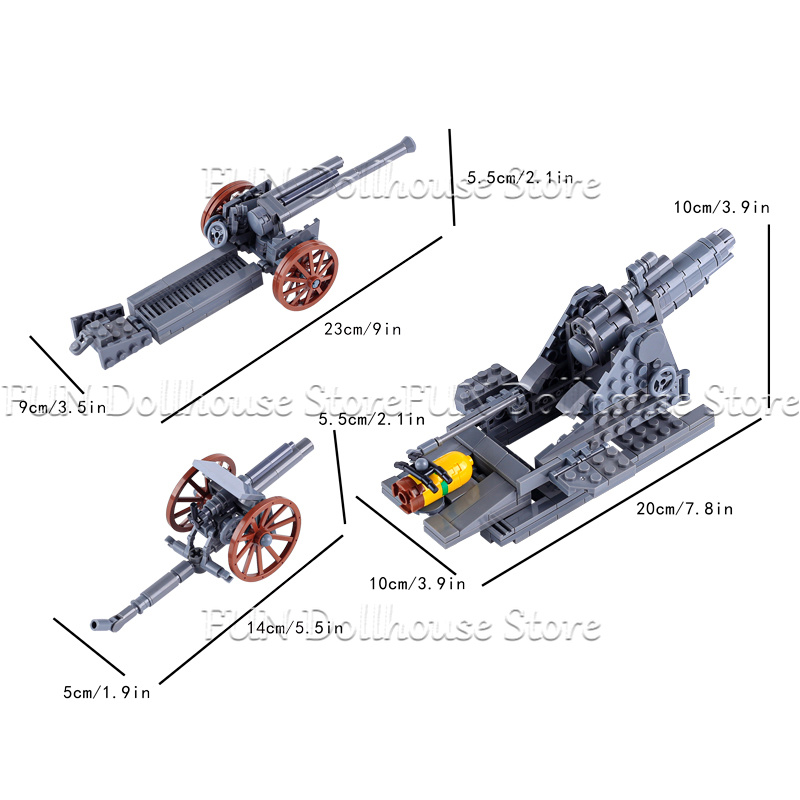 MOC WW1 Figura de Soldado Mili - Lego Compatible Military Tank avaliação e preço