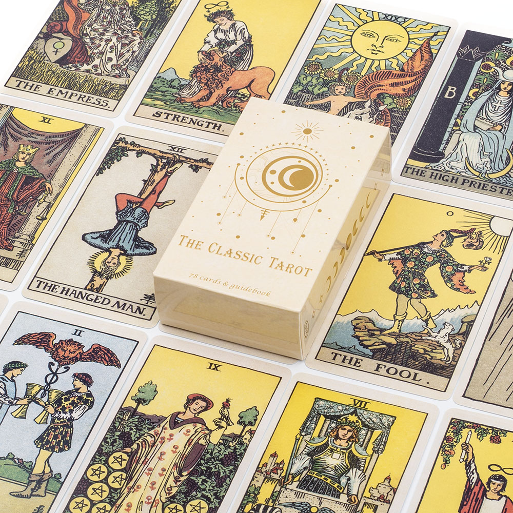O clássico jogo de tabuleiro d - Tarot Cards Deck With Guidebook avaliação e preço