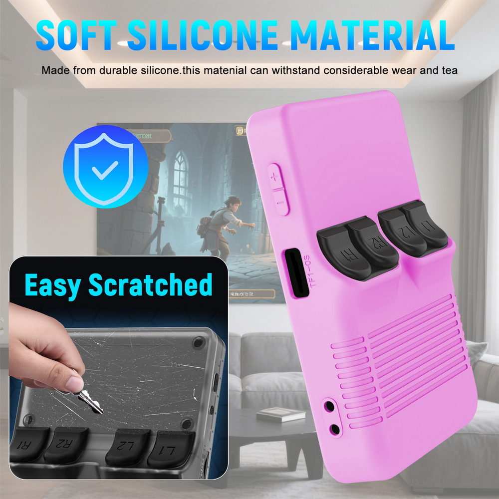 Capa Protetora de Silicone par - Retro Handheld Game Console R36S avaliação e preço