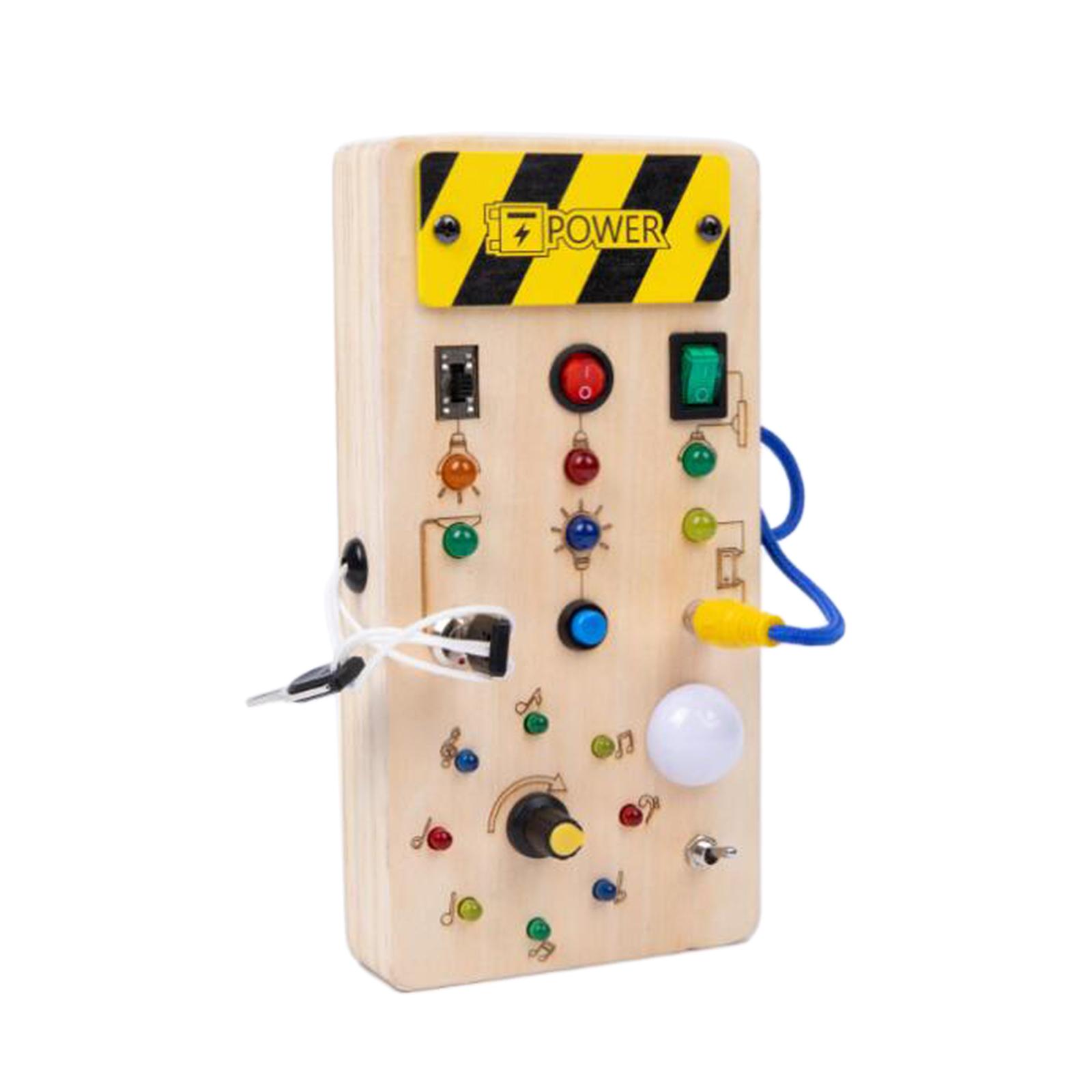Tabuleiro Sensorial de Madeira - Montessori Wooden Busy Board Toddler avaliação e preço