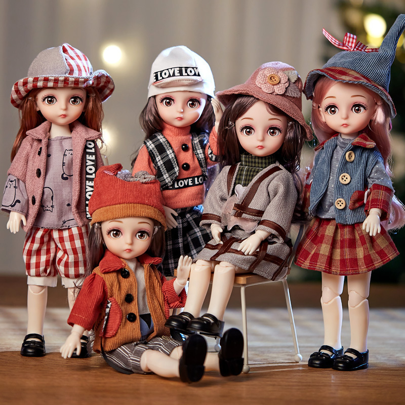 Boneca bjd 1/6, conjunto compl - Bjd Doll 1 6 Full Set With Clothes avaliação e preço