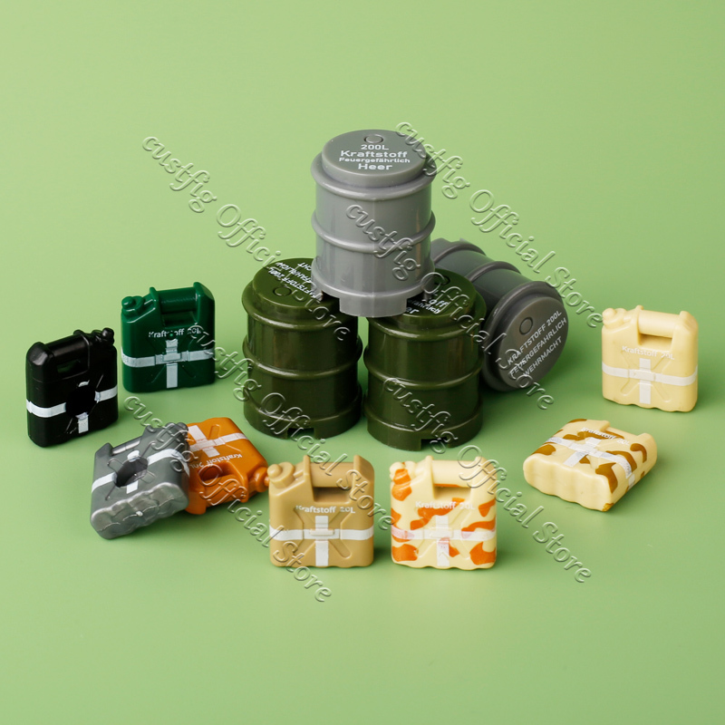 Tambor de óleo militar da segu - Lego Compatible Military Tank avaliação e preço