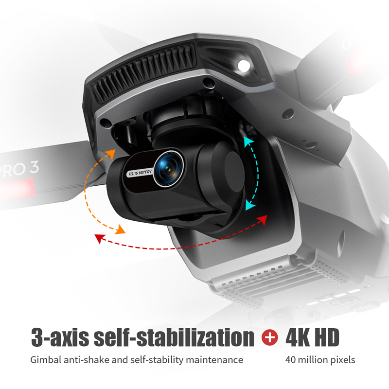 L106 Pro 3 Drone 5G WIFI FPV D - Fpv Brushless Rc Drone 4K avaliação e preço