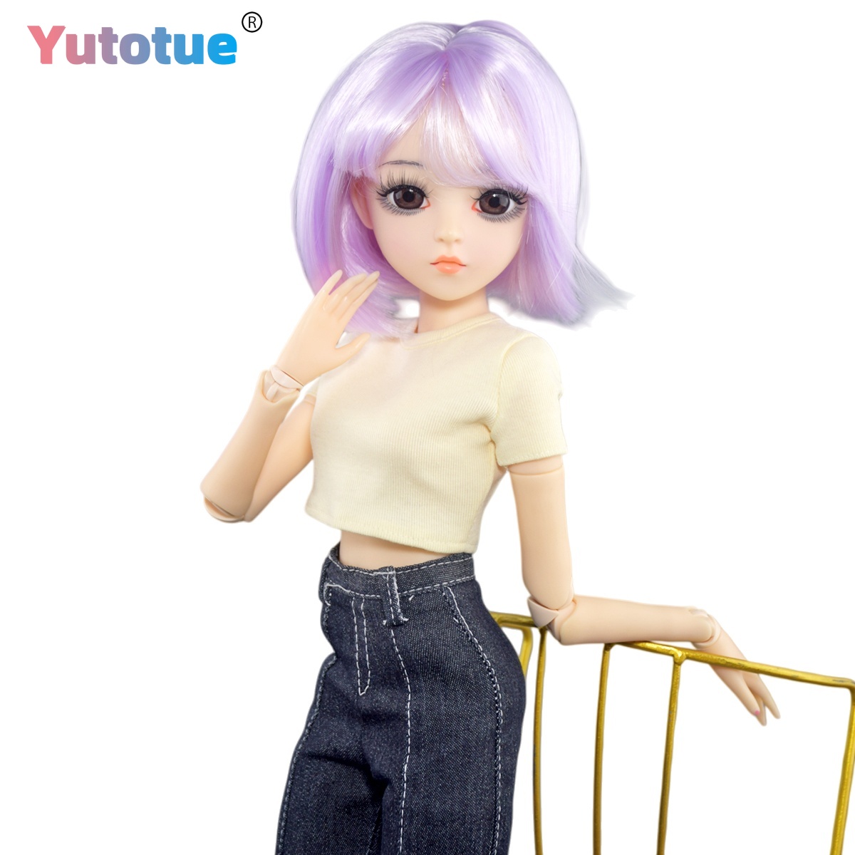 Yutotue 60cm de altura menina  - Bjd Doll 1 6 Full Set With Clothes avaliação e preço
