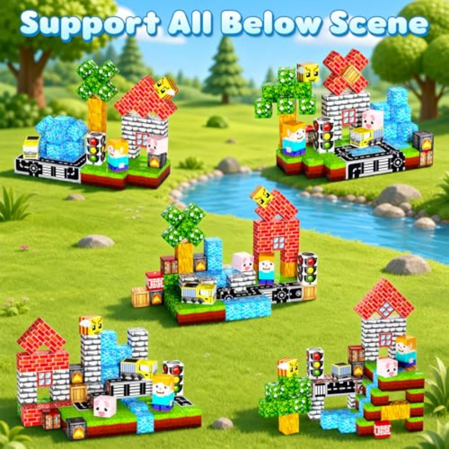 100 Blocos Magnéticos, Conjunt - Magnetic Building Tiles Set 100Pcs avaliação e preço