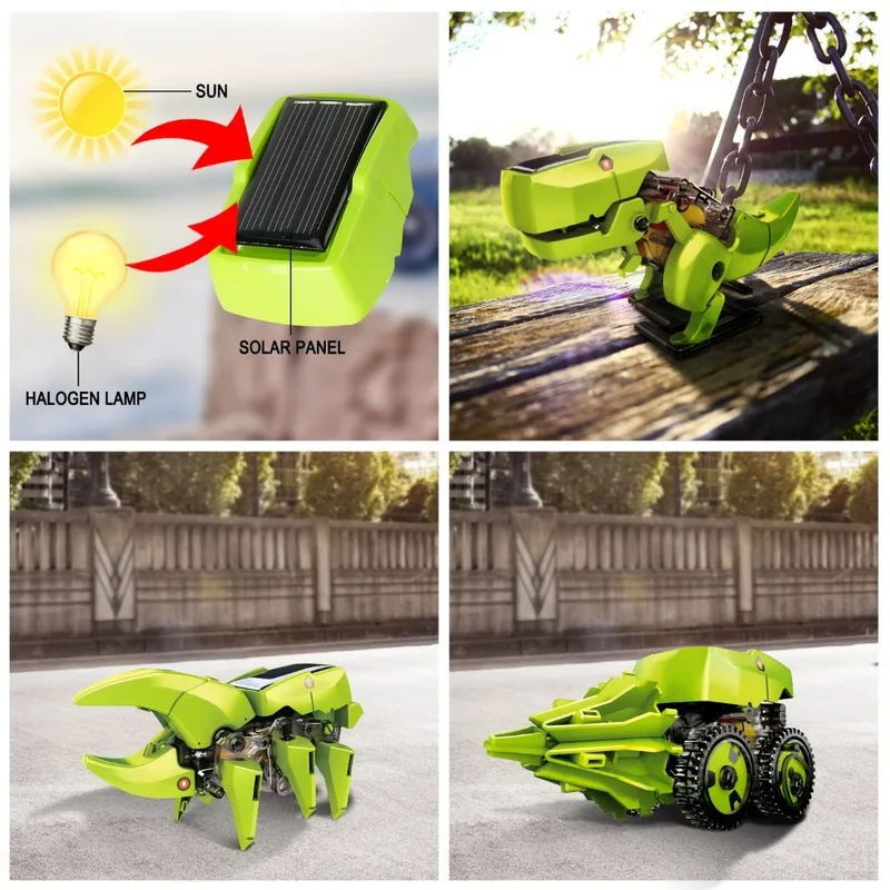 Kit Robô Solar 3 em 1, Brinque - Stem Solar Robot Kit For Kids avaliação e preço