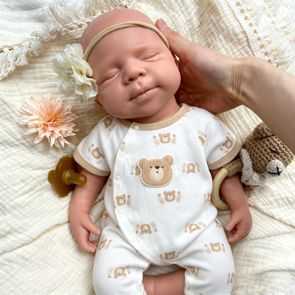 Boneca Reborn de Silicone Comp - Reborn Baby Doll Silicone Realistic avaliação e preço
