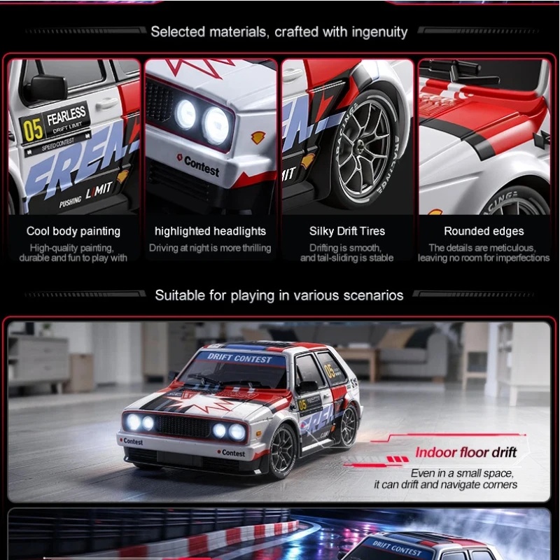 Novo Carro RC S300 1:24 4WD pa - Rc Drift Car 1 24 Scale 4Wd avaliação e preço