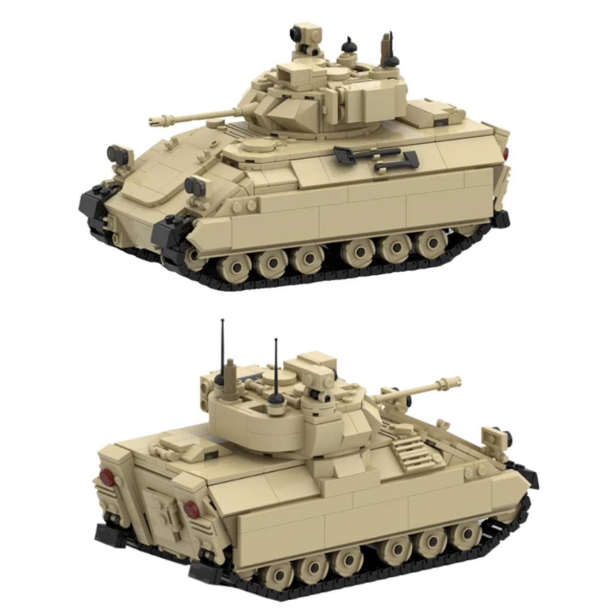 Moc série militar rastreado ve - Lego Compatible Military Tank avaliação e preço