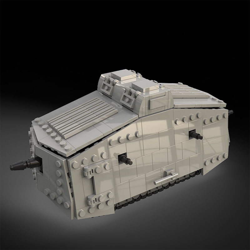 Moc ww1 alemanha militar a7v t - Lego Compatible Military Tank avaliação e preço