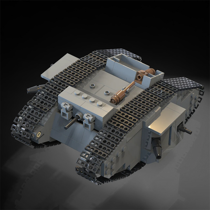 Moc ww1 alemanha militar a7v t - Lego Compatible Military Tank avaliação e preço