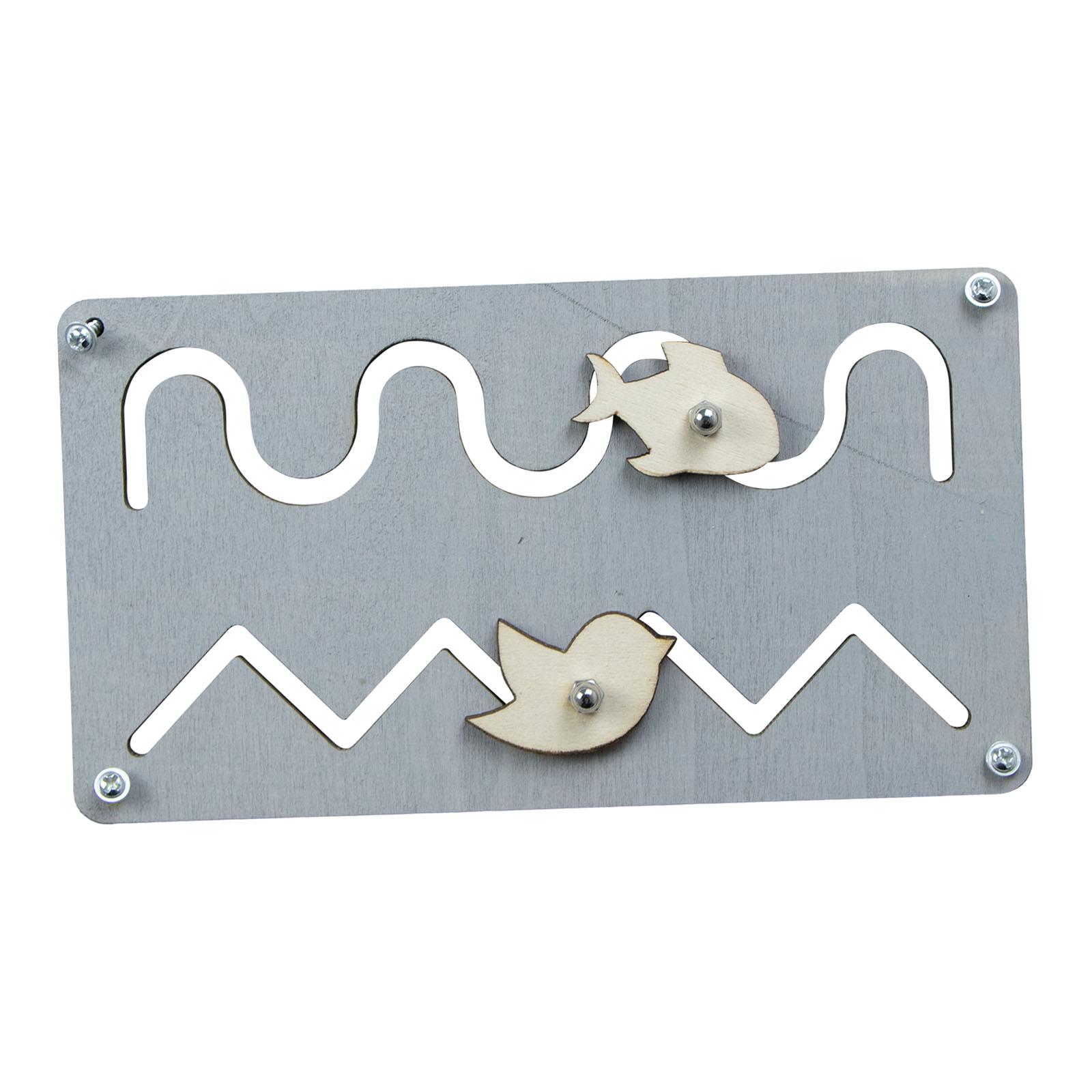 Material de Tabuleiro de Ativi - Montessori Wooden Busy Board Toddler avaliação e preço